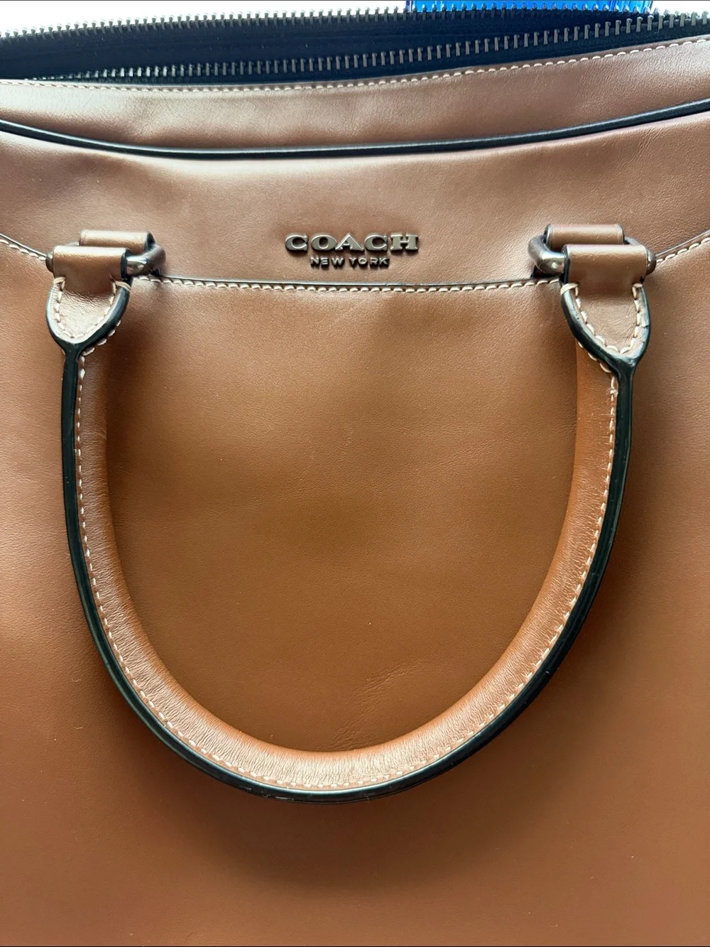 Coach Brown Leather Workbag for men or women
